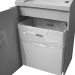 crosscut paper shredder collection bin